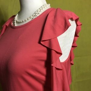 More coral than pink. Midi GAP dress. Never worn.